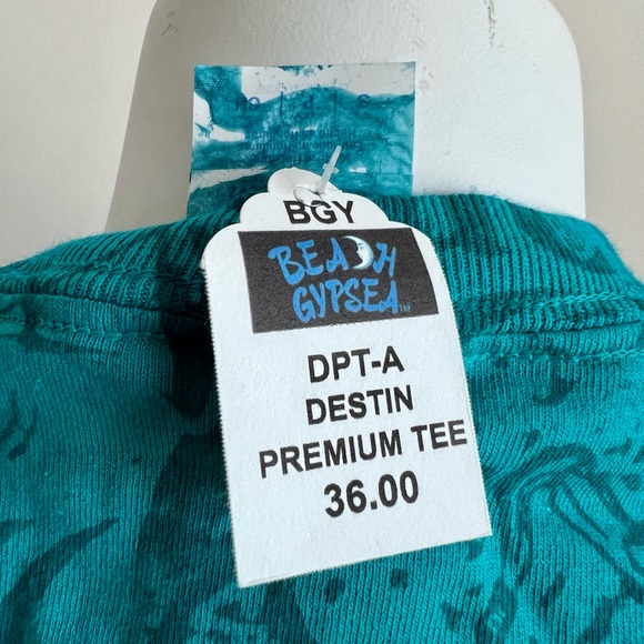 WeeKenD SpEcIaL!!!  3 For 25.00!   UNISEX - TEAL CRAB ISLAND / DESTIN BEACH TEES - Picture 5 of 8